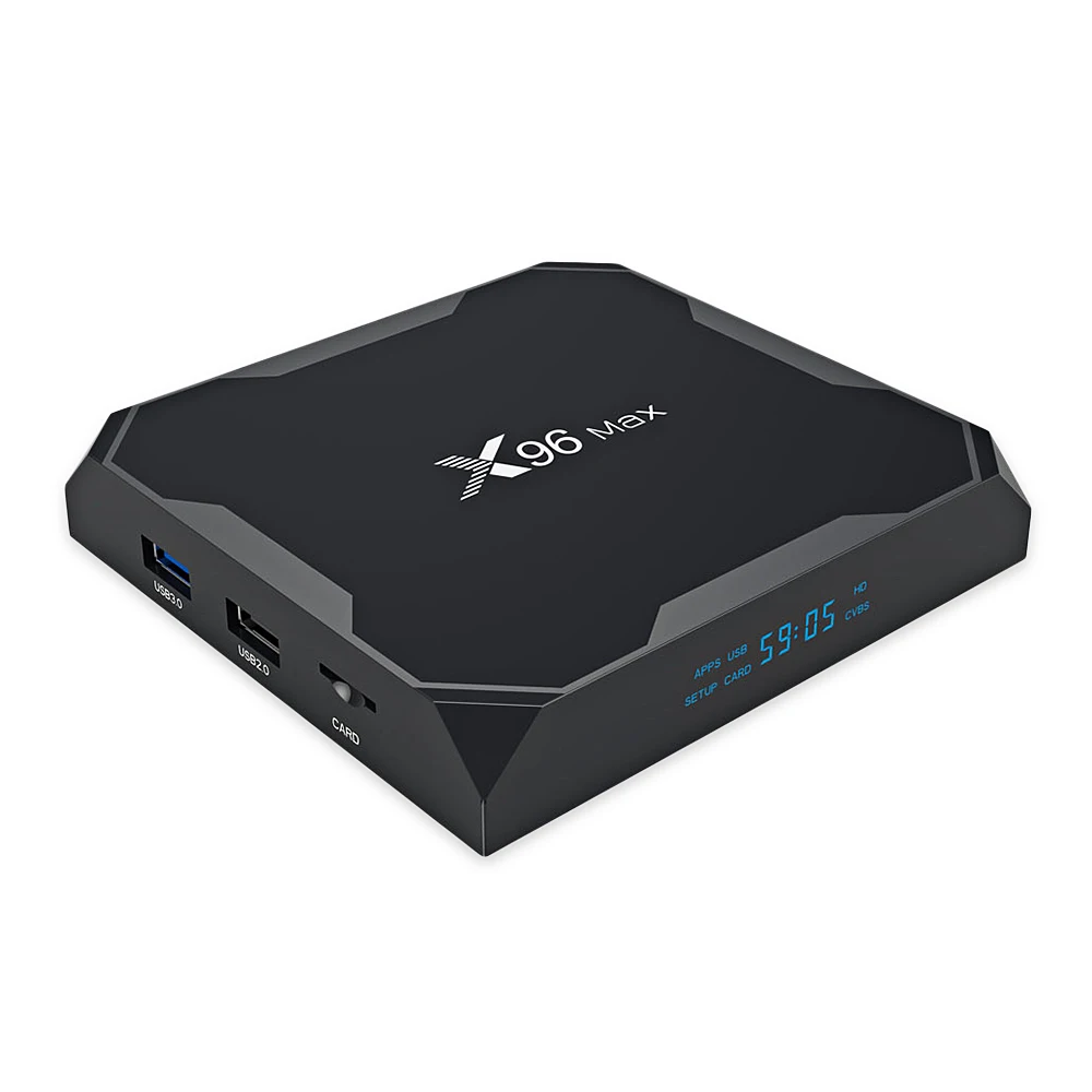 Новые X96 Max ТВ коробка Android 8 1 Amlogic S905X2 LPDDR4 4 ядра ГБ 64 2 г и 5 ГГц wi-Fi BT4 1000 м H.265 К