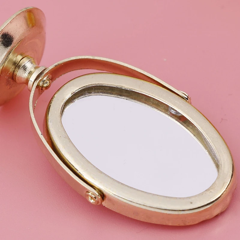 Миниатюрный винтажный мини-зеркальный кукольный домик 1/12 весы мебель для ванной