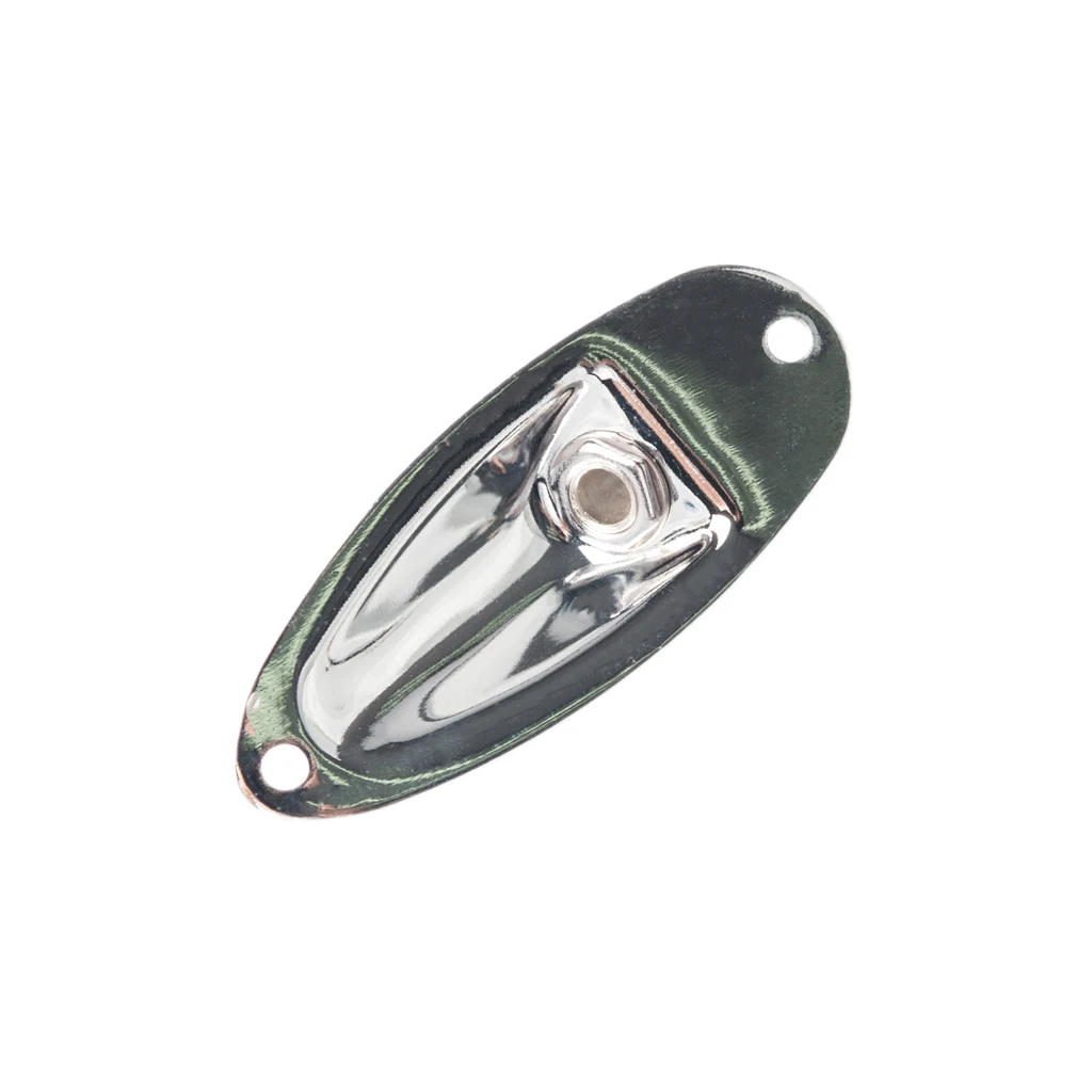 NAOMI Boat style Jack Socket Plate 1/" гитарный звукосниматель вход выход Джек пластина гнездо для Strat электрогитары