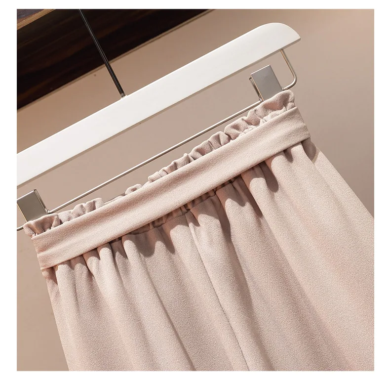 ICHOIX summer pants sets 3xl 4xl 2 piece set women elegant OL wide leg pants Casual bow 2 piece outfits plus size clothing