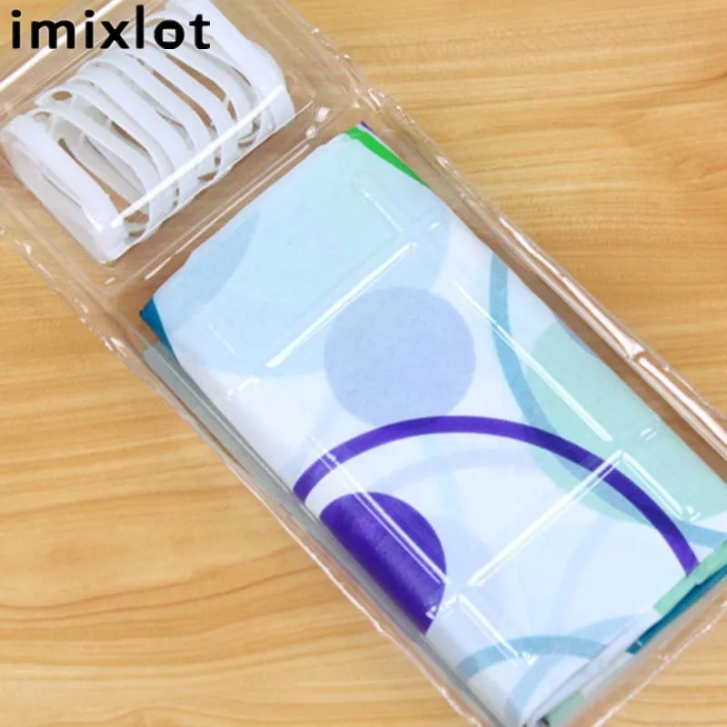 Imixlot водонепроницаемый занавес для душа с цветочным принтом 3D уплотненный