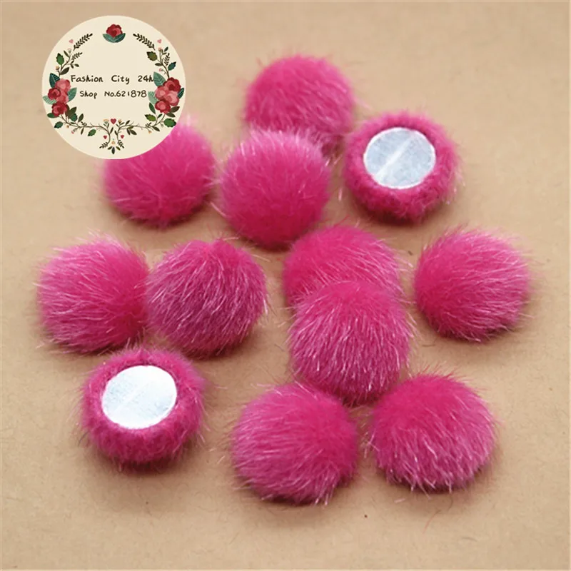 50 шт. круглые пуговицы из бархата 15 мм|buttons scrapbooking|button flatbackhandmade buttons |