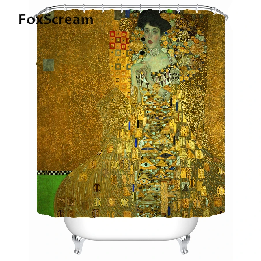 Gustav Klimt занавеска для душа ванной s Водонепроницаемая большая Frabic в | Дом и сад
