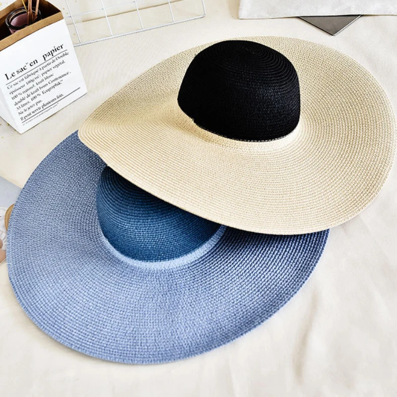 Шляпа женская Соломенная с широкими полями и пэчворком 2 цвета | Аксессуары для
