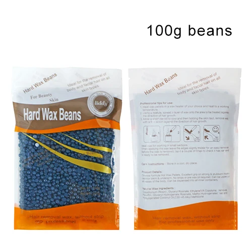 100g beans Инструмент для удаления волос на теле, восковая машина для удаления волос для женщин, эпилятор для тела, бикини, лица, ног, парафин, нагреватель, горшок для депиляции - Цвет: 100g beans