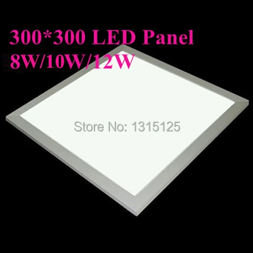 

Hot Sale 300x300 Led Panel Lights 12w Square ceiling light Bulb for Living Room Kitchen lighting Ac85v-265v free Shipping