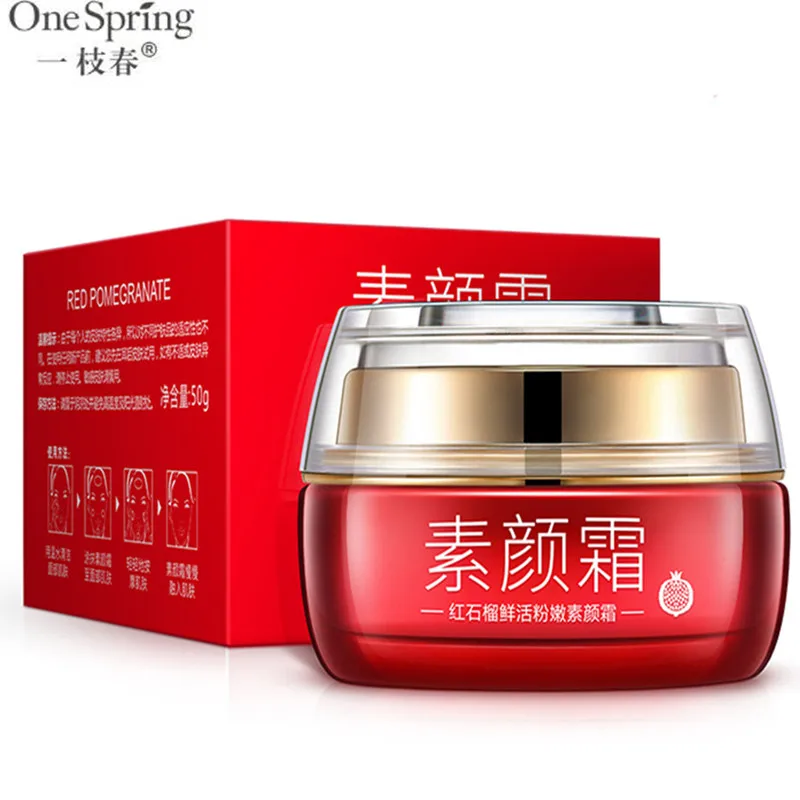 OneSpring красный гранатовый тонизирующий эффект отбеливающий крем для лица Mackup