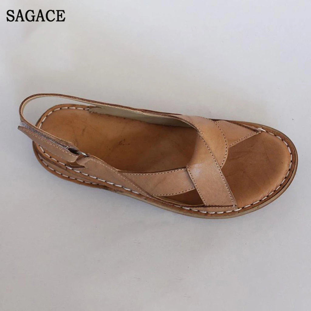 SAGACE женская летняя пикантная обувь высокого качества на танкетке сандалии с