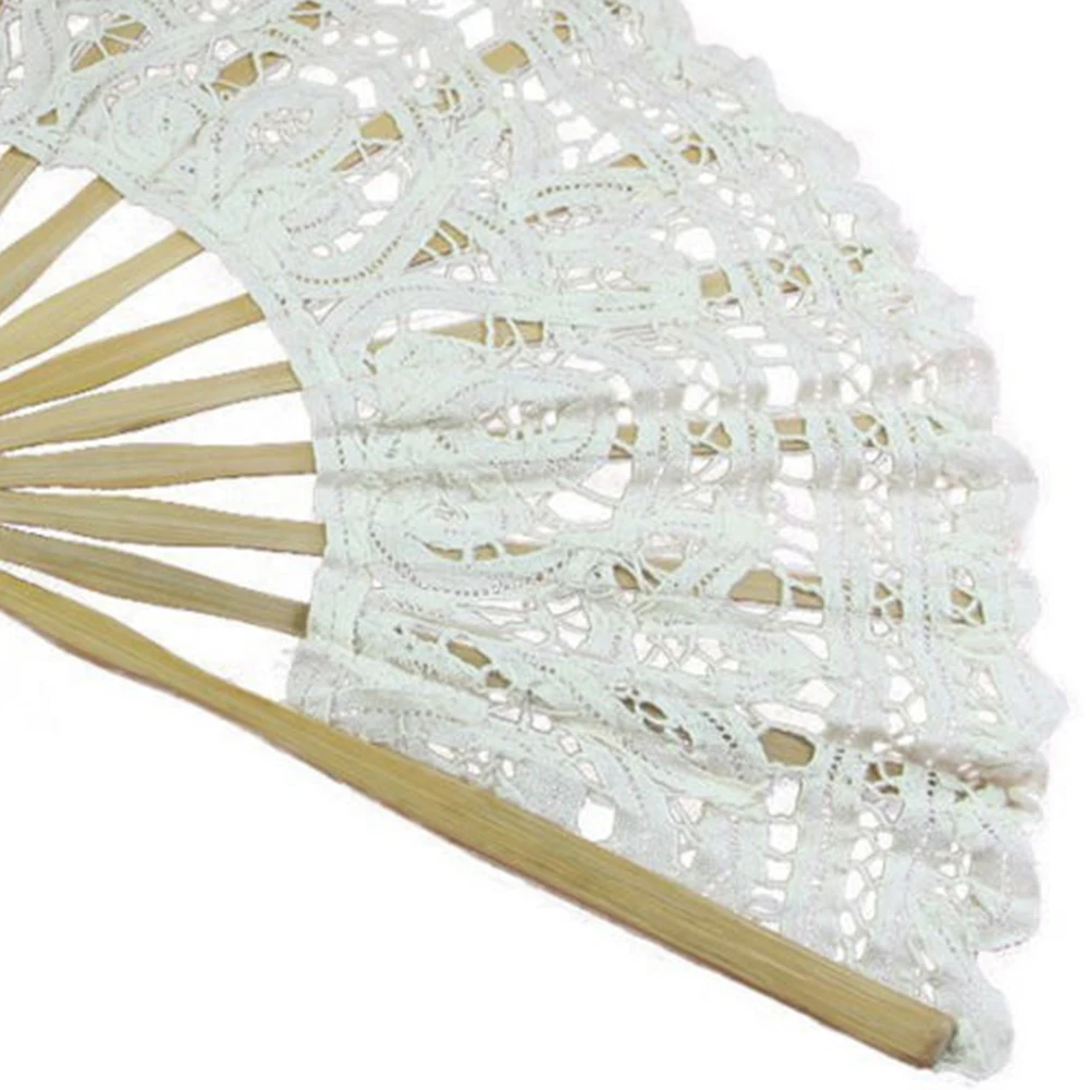 Фотографии Bamboo Bone кисточкой изысканный вечерние портативный ручной вентилятор