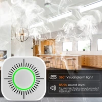 433mhz wireless smoke detector fire security alarm protection smart sensor for smart home automation works with rf bridge