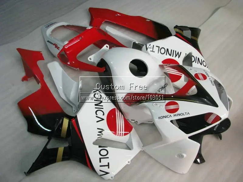 Набор для литья под давлением Honda Konica minolta 2005 2006 600RR обтекатель 600 RR 05 06 обтекатели