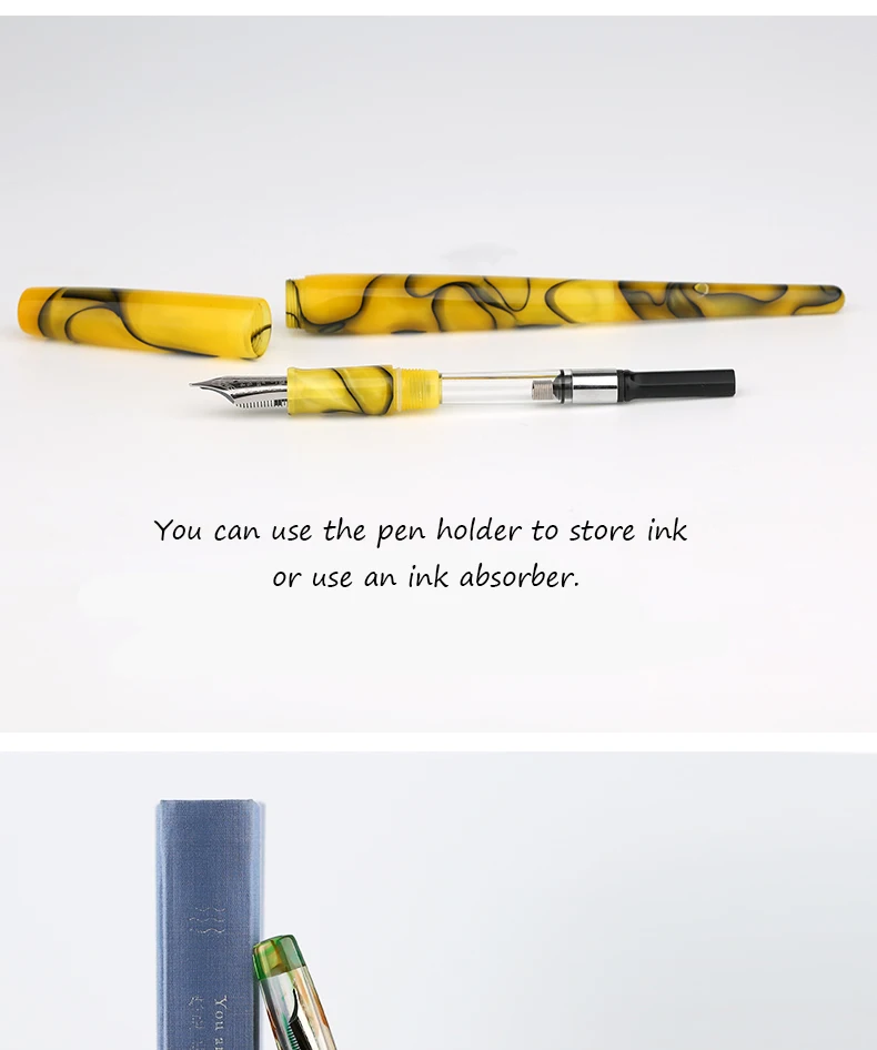 Коллекция! Penbbs 267 вакуумная заправочная авторучка прозрачный пластик биколор наконечник демпфирующая ручка