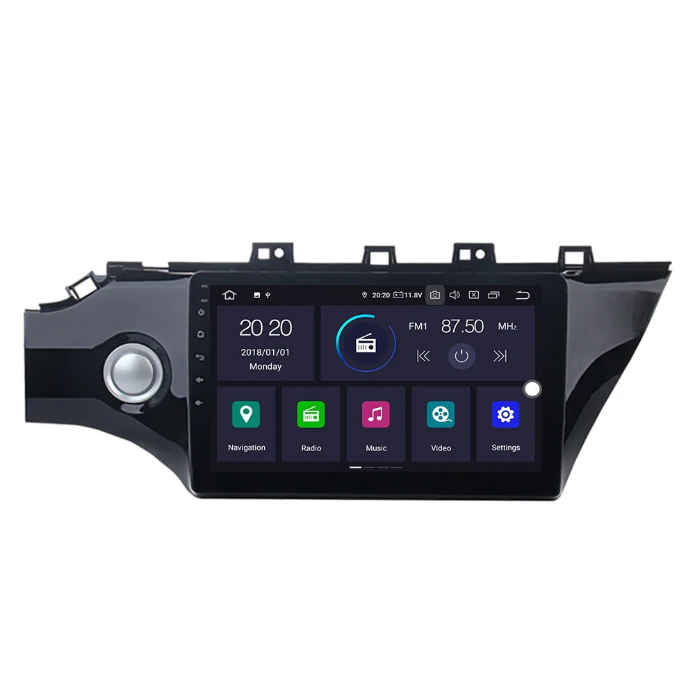 Автомобильный GPS-радиоплеер KOOCAVS 10 2 дюйма IPS Android 9 0 для Kia K2 Rio 2017 4 Гб + 64 ГБ