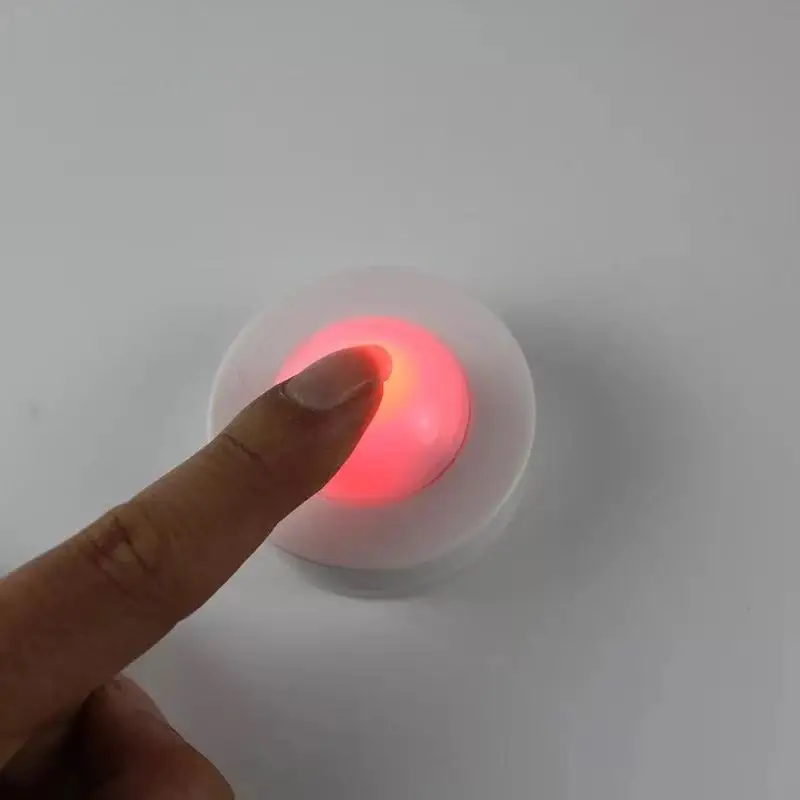 RGB 12 цветов затемняемый Светодиодный светильник под шкаф светодиодный шайба для шкафа шкаф витрина ящик шкаф кухонный ночник