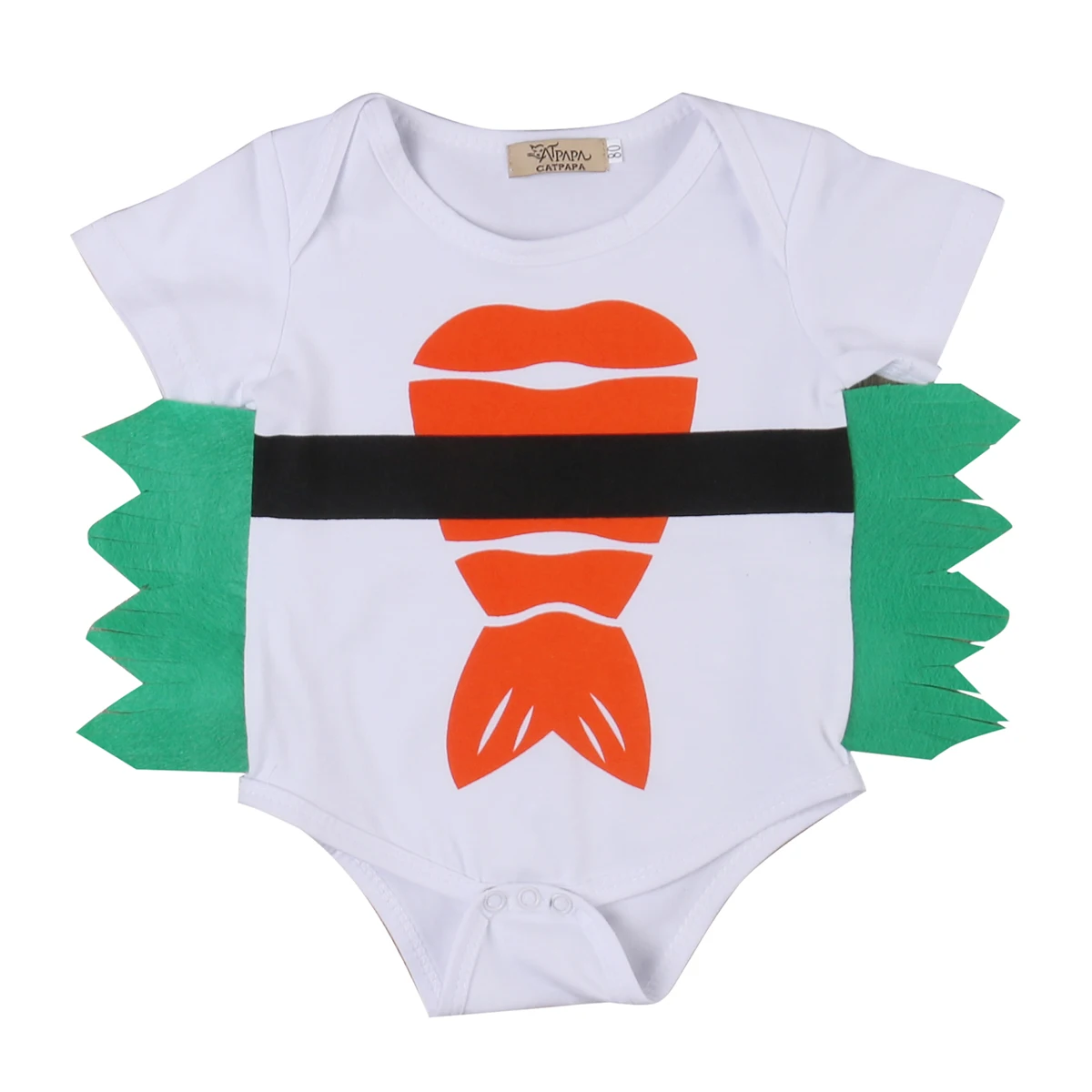 2017 боди для новорожденных мальчиков и девочек суши с короткими рукавами комплект