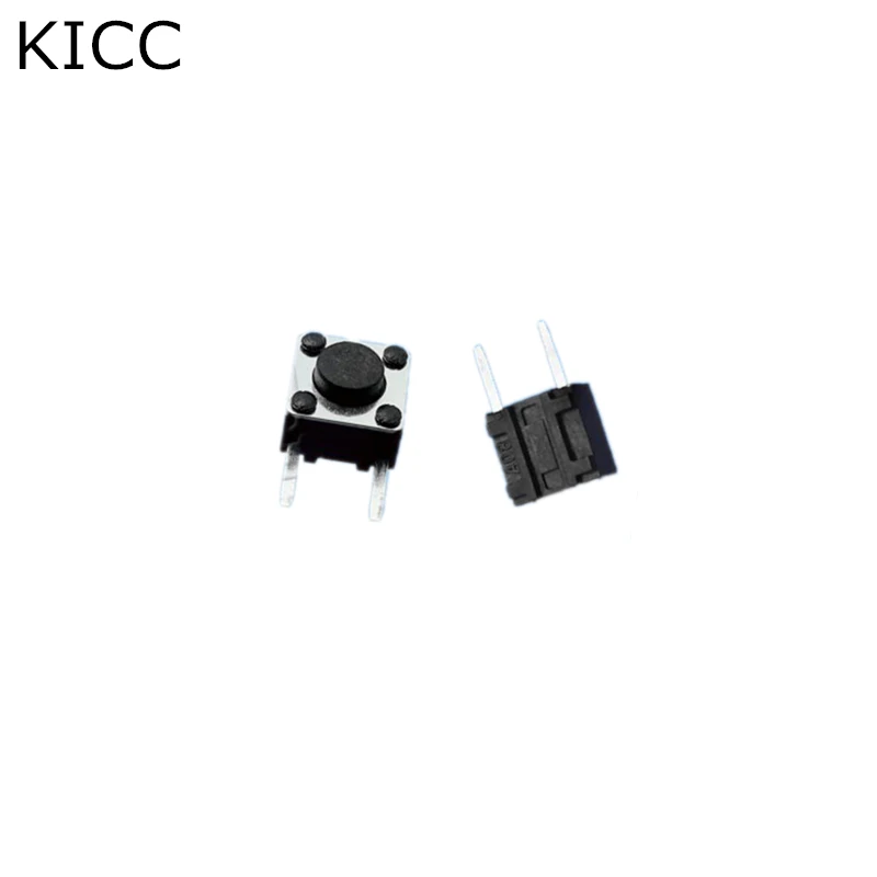 

100Pcs Touch micro switch button Side pin 4.5*4.5*8 4.5x4.5x8mm 2Pin