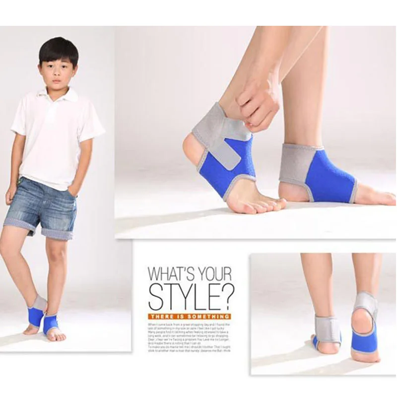 Детские дышащие поддерживающие лодыжки подушечки регулируемые обертывания для