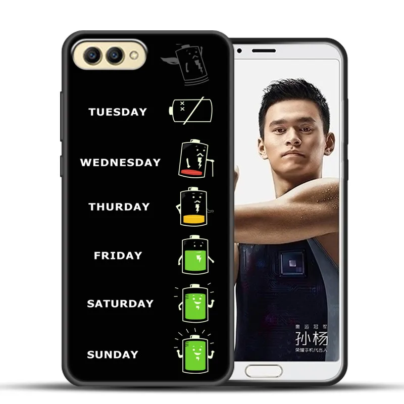 Чехол с полной защитой для Huawei Honor V10 View 10 5 99 ''мягкий черный силиконовый чехол