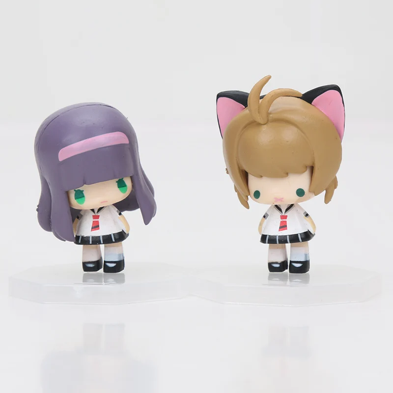Экшн фигурки из ПВХ Sakura Q vision 6 шт./компл. см|model toy|cardcaptor sakurapvc action figure |