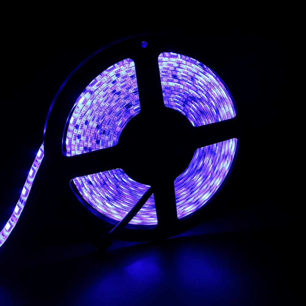 Водонепроницаемая светодиодная лента RGB 5050 комплекты цветов гибкий шнур 5 метров