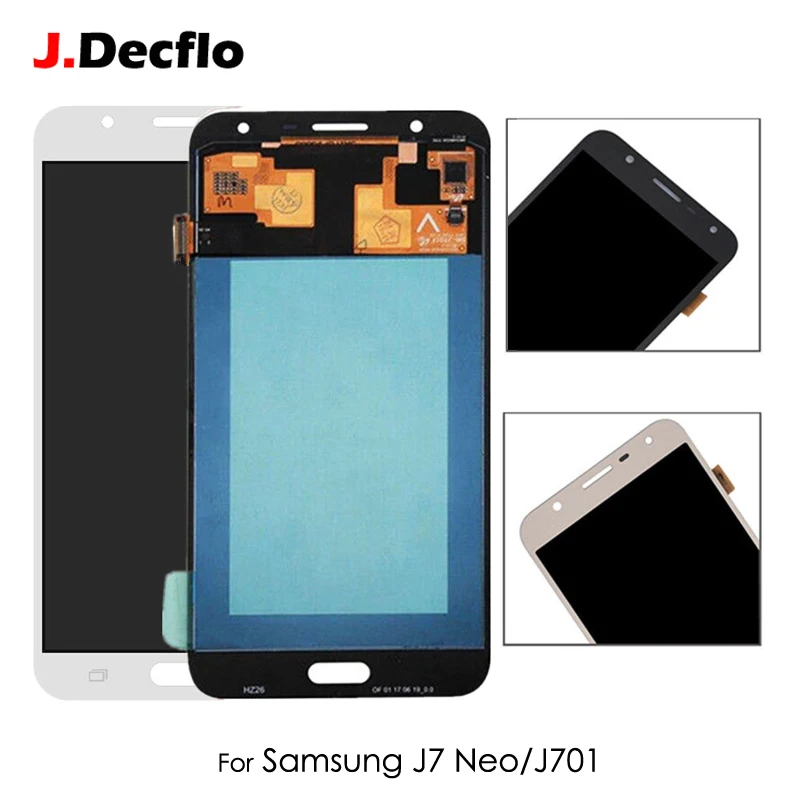 TFT/OLED для SAMSUNG Galaxy J701 J7 Neo J701F J701M J701MT ЖК-дисплей сенсорный экран сборки 5,5".