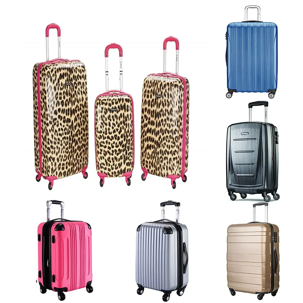 20 &quot24&quot 16 &quot28&quot 14 &quotЧемодан Leopard вертикально Средний девочек Louggage чемоданы Duffle