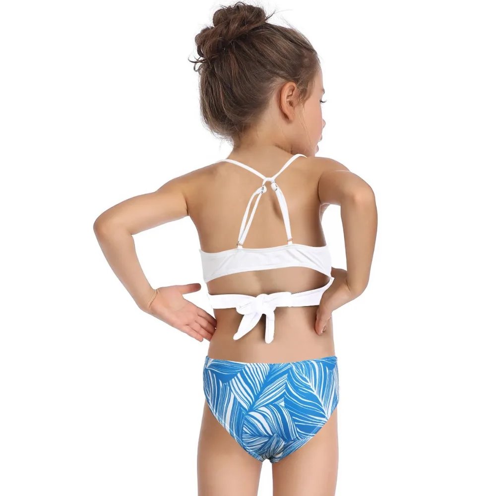 2019 купальный костюм для девочек детские купальники из двух предметов Детские