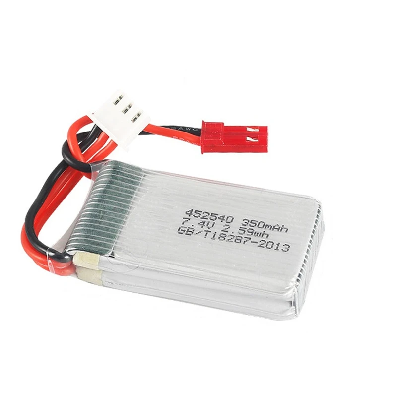 2s 7,4 v 350mah 35C Lipo батарея для MJX X401H X402 JXD 515 515W 515V батарея RC Mini FPV Дрон Квадрокоптер вертолеты 5 шт./лот