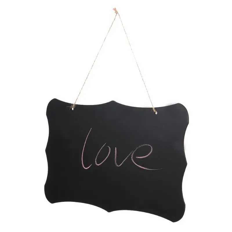 VODOOL прямоугольная подвесная деревянная доска двусторонняя стираемая для