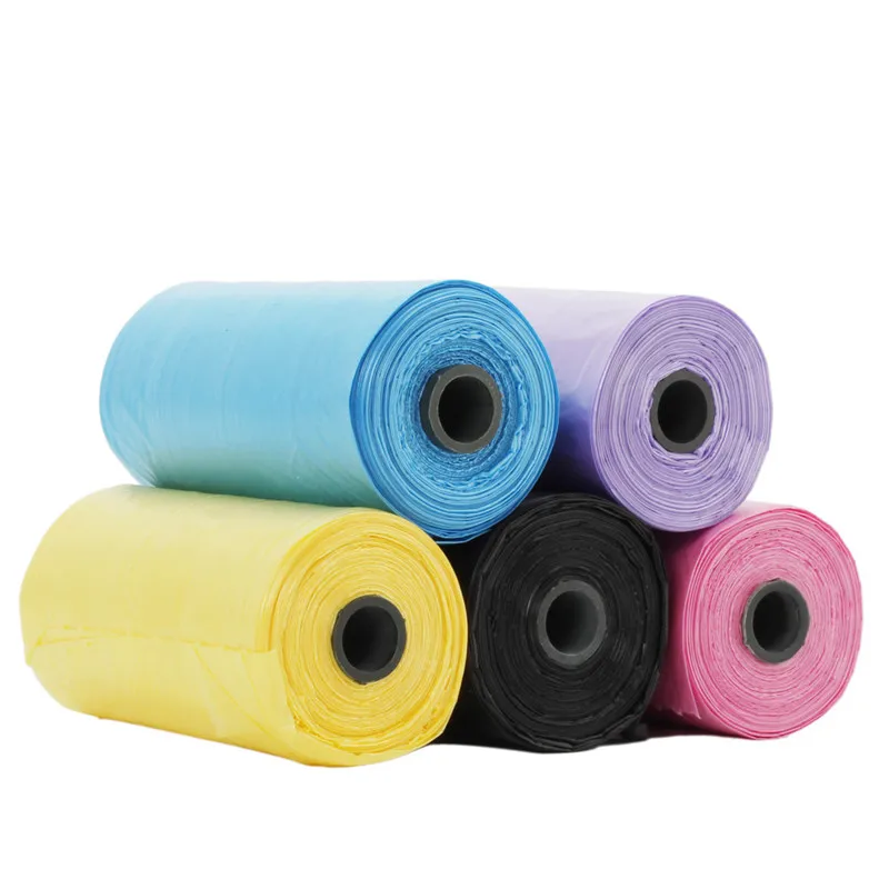 100 шт./5 рулонов биоразлагаемые переносные для домашних животных собак