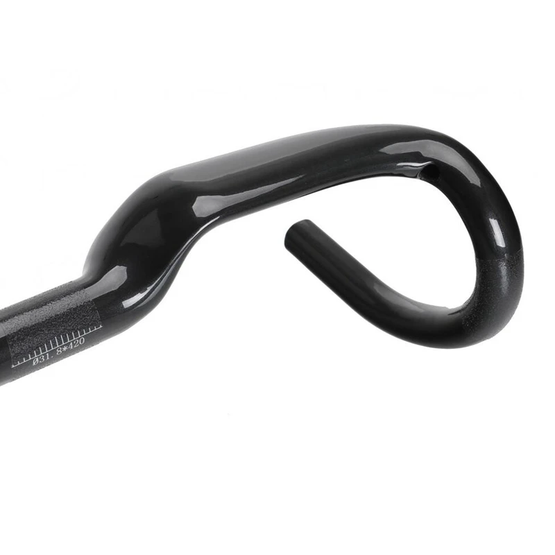 Руль велосипеда из углеродного волокна TOSEEK изогнутый матовый блеск 400/420440|road bike