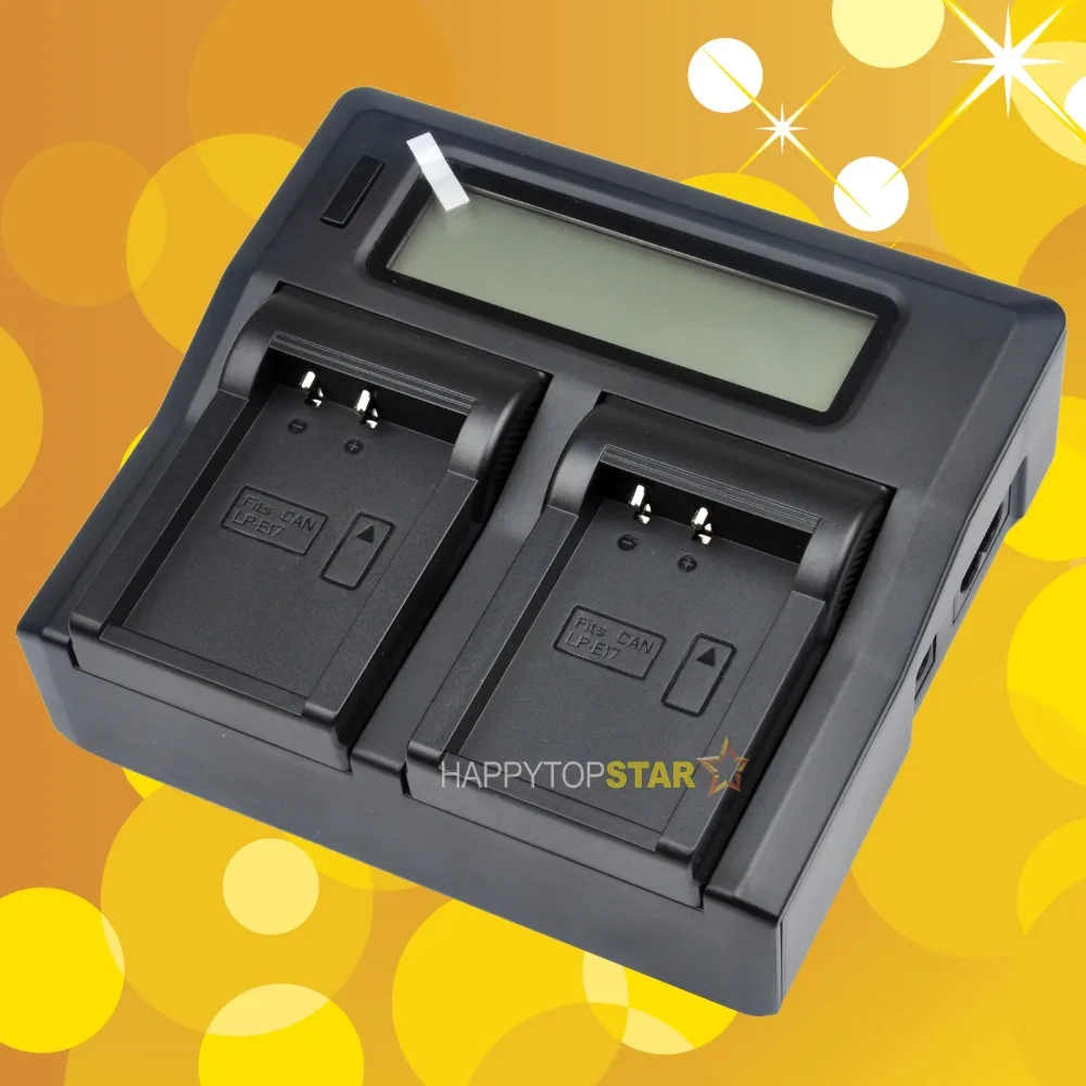 Двойная цифровая ЖК камера для быстрой зарядки Canon|charge canon|battery chargecharger for battery |