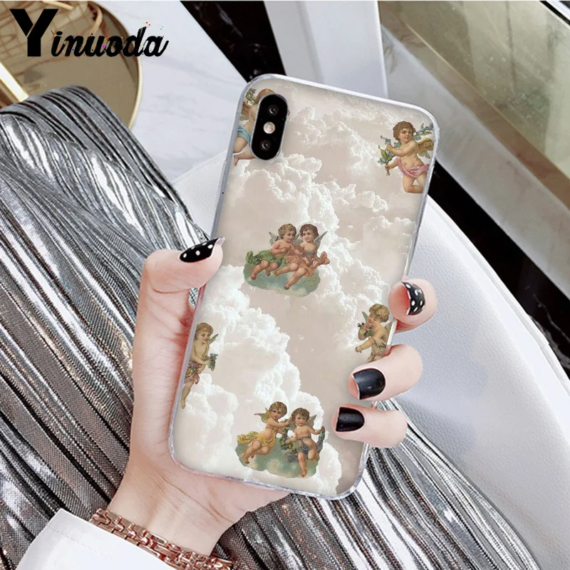 A15 Yinuoda Ренессанс ангелы DIY печать рисунок чехол для телефона чехол для Apple iPhone 8 7 6 6S Plus X XS MAX 5 5S SE XR чехол - Цвет: A15