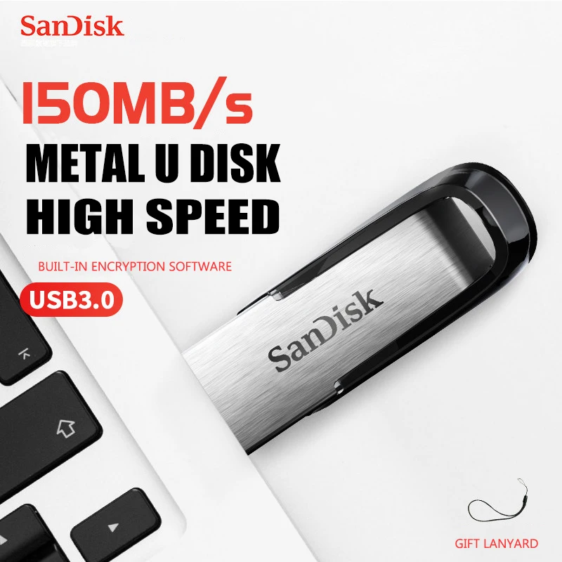 Двойной Флеш-накопитель SanDisk USB флэш-накопитель 128 ГБ 130 МБ/с. ультра талант флеш-накопитель флеш-накопителей и 64 Гб флэш-накопитель 3,0 32GB флэш-диск ключа автомобиля USB диска ПК