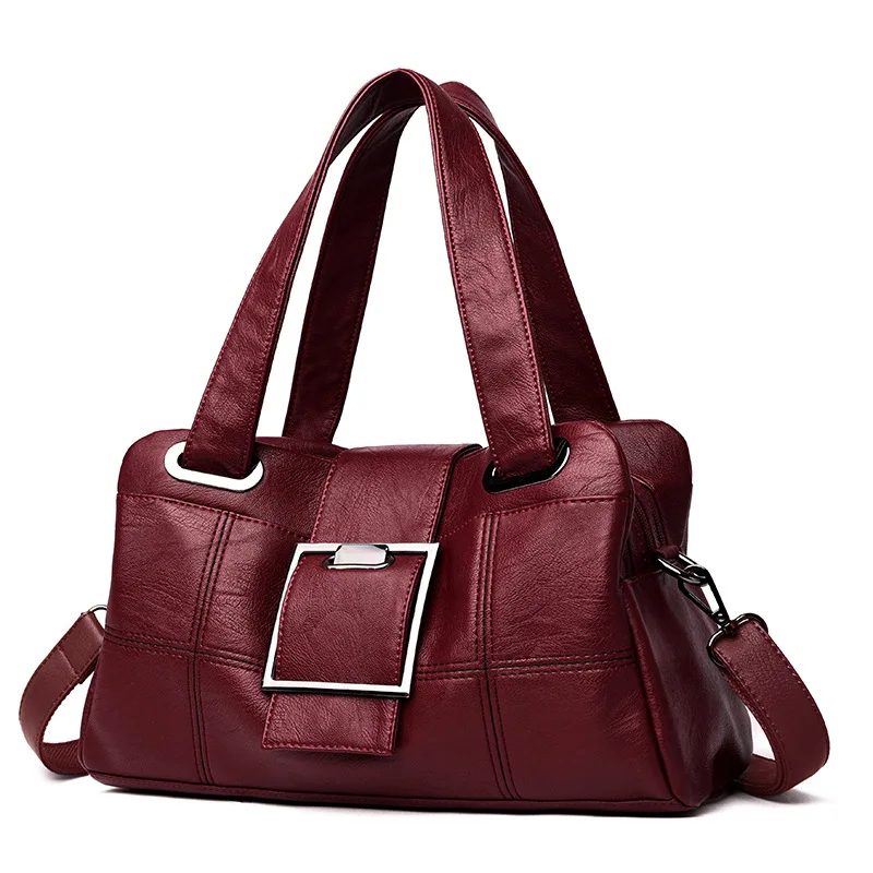 handbag bolsa feminina brand new fashion women tote bag with a pillow high quality solid shoulder messenger bags 2019 C1051 | Багаж и