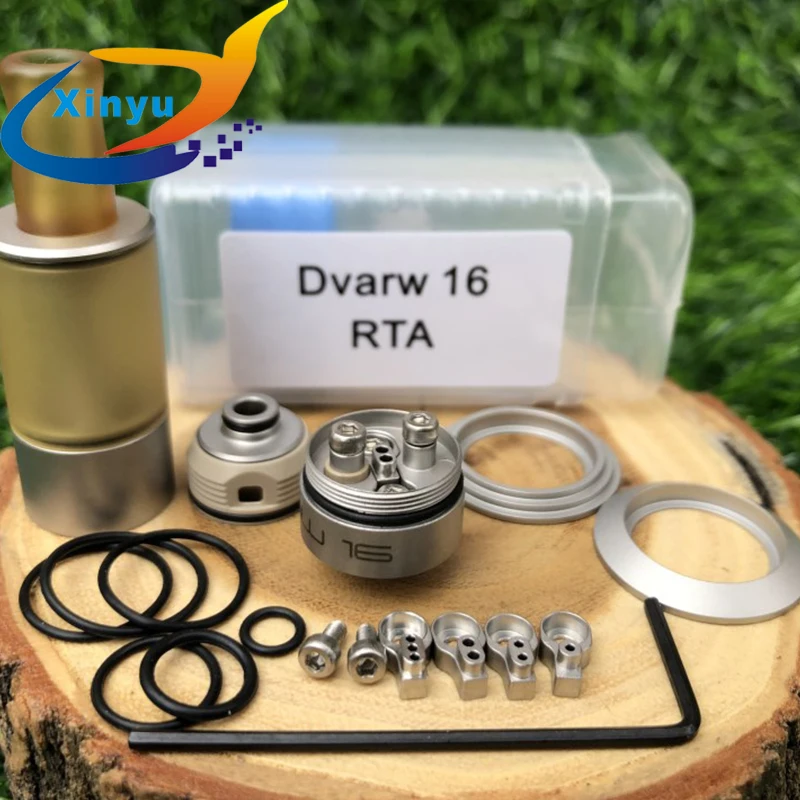 Новинка, Dvarw MTL RTA, 5 мл, больше, овальное отверстие дымохода, 316, нержавеющая сталь, 22 мм, Ремонтный бак, vs Dvarw DL RTA, подходит для 510 модов