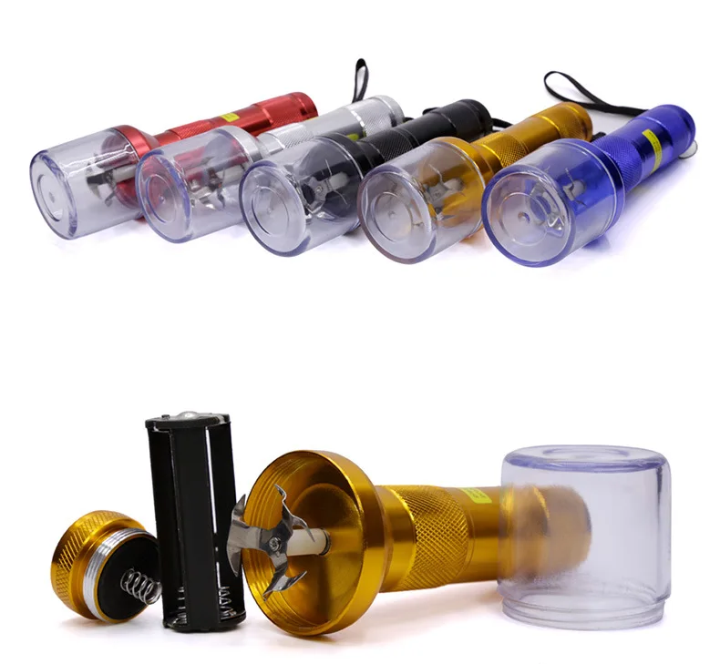 Электронный Табак Точильщик Алюминий Металла Дробилка травы Специи опылителей