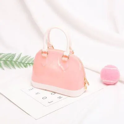 White Mix Pink Повседневные женские милые силиконовые сумки, сумка-тоут, для девушек, в виде ракушки, Bolsas, известная Дамская Летняя Желейная сумка через плечо, пляжные сумки Bolsa - Цвет: White Mix Pink