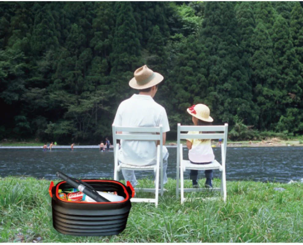 Складной органайзер для багажника автомобиля объемом 40 л телескопический ящик