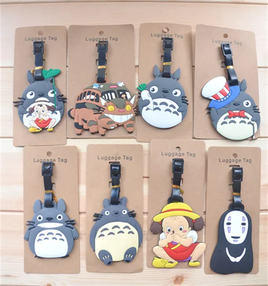 80 шт./лот Miyazaki Hayao Аниме фигурки багажная бирка Тоторо может улететь из ogino chihiro ПВХ