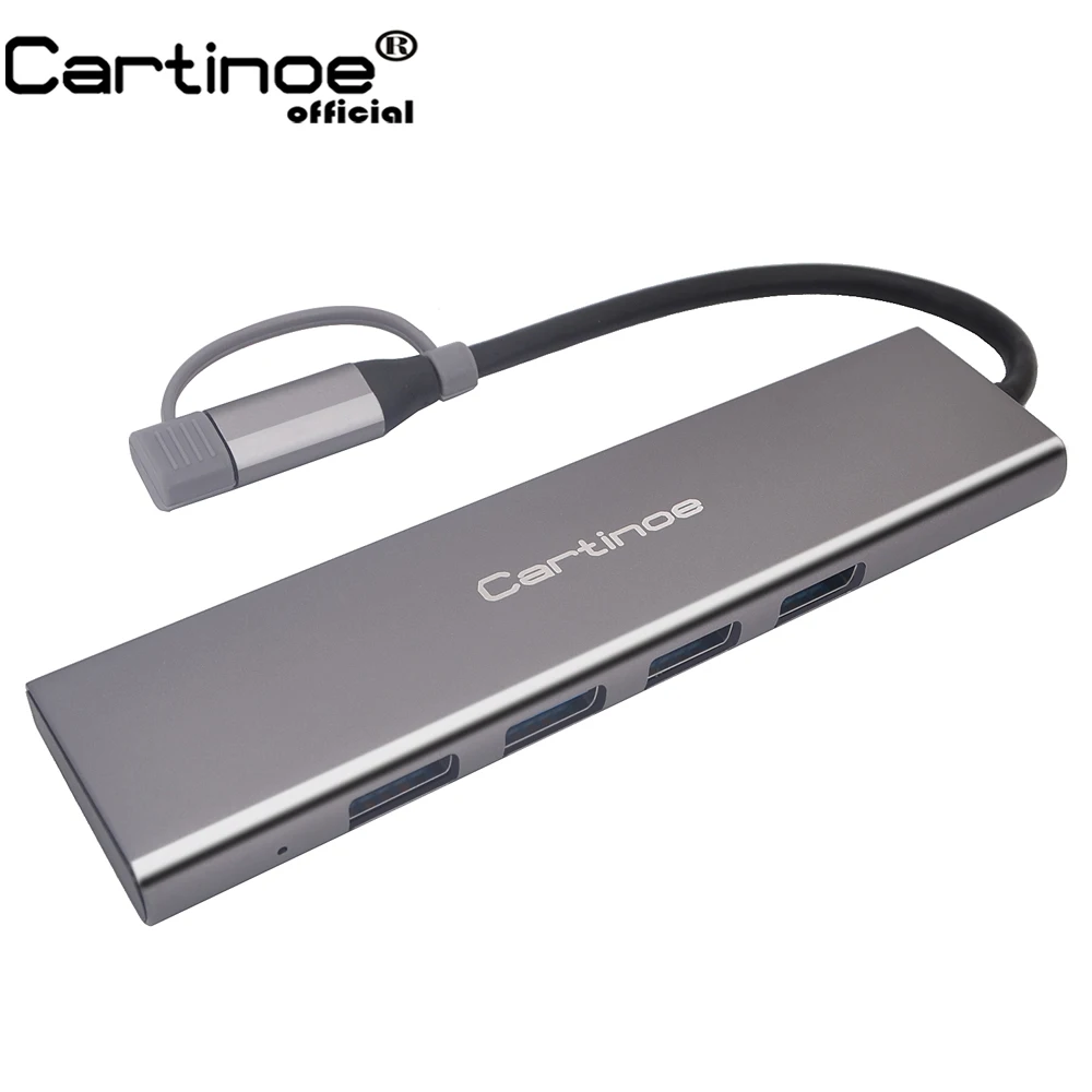 Cartinoe USB 3 0 Тип C для MacBook хаб Thunderbolt High Скорость передачи Pro 2016 адаптер концентратор |
