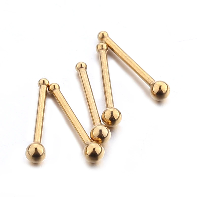 Маленькие серьги-гвоздики для пирсинга носа 5 дюймов