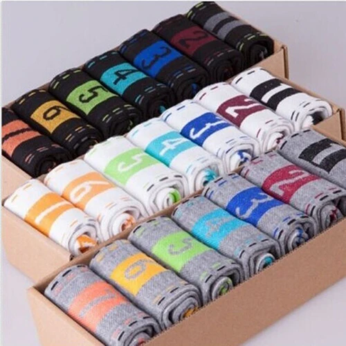 Носки мужские повседневные 7 пар хлопок удобные до щиколотки подарок дней 1