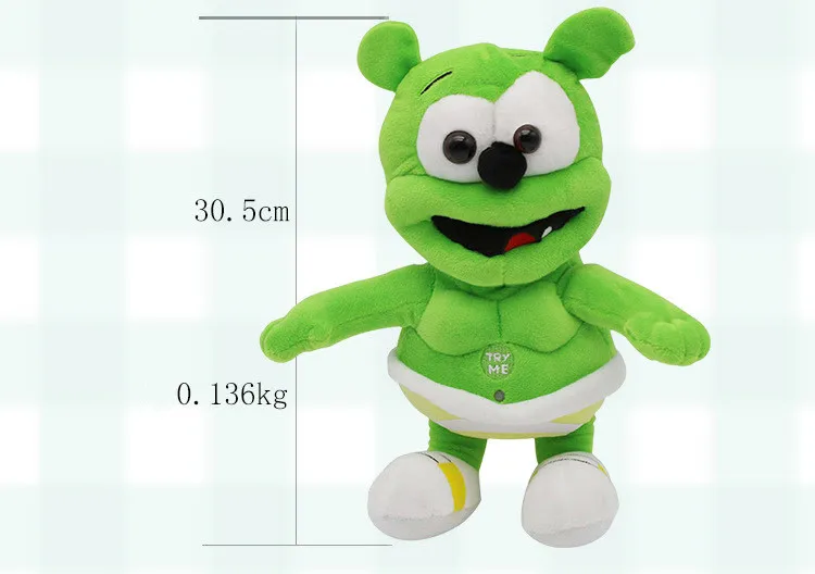 Детские игрушки Горячая Распродажа 30 см Gummy Bear Voice Pet Забавные милые игрушки плюшевый Gummy Bear может спеть лучший подарок для детей