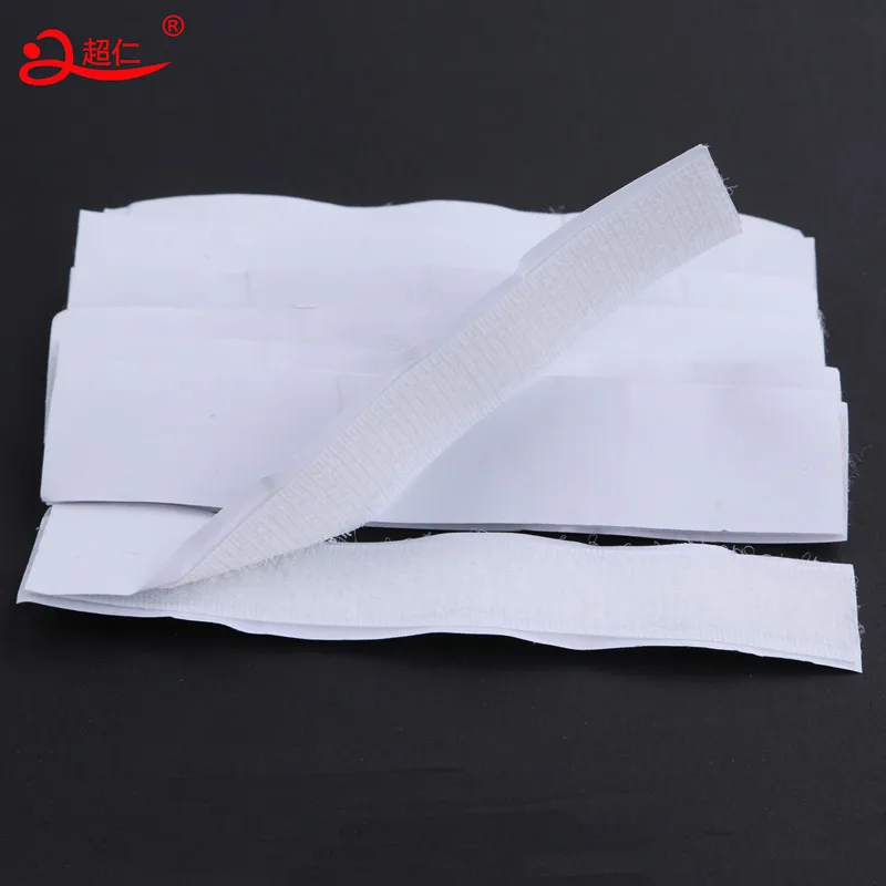 10 Pairs Strong Self Adhesive Hook Loop Tape Fastener Sticky Crafts Magic Nylon Sticker Disks Strip 2cm*12cm*2bags | Дом и сад