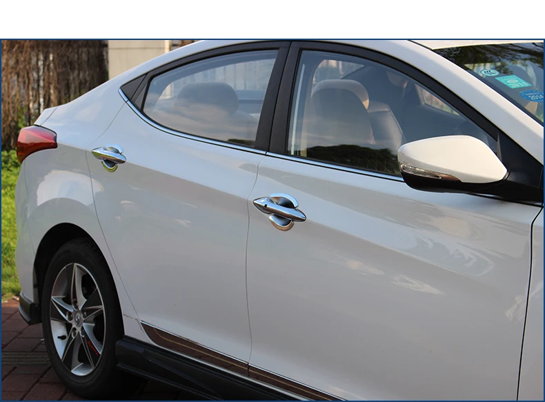 FUNDUOO для Hyundai Elantra / i30 2012 2016 новая хромированная крышка автомобильной дверной
