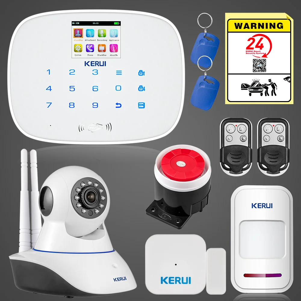 KERUI G19 IOS Android APP управление Alarme беспроводная безопасность дома GSM сигнализация