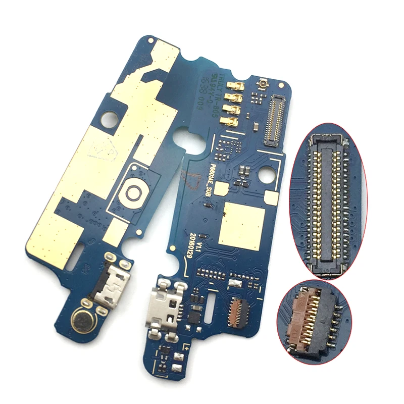 Новая плата PCB зарядная док-станция для Wiko U Feel Micro USB зарядный порт разъем полный гибкий кабель ленты