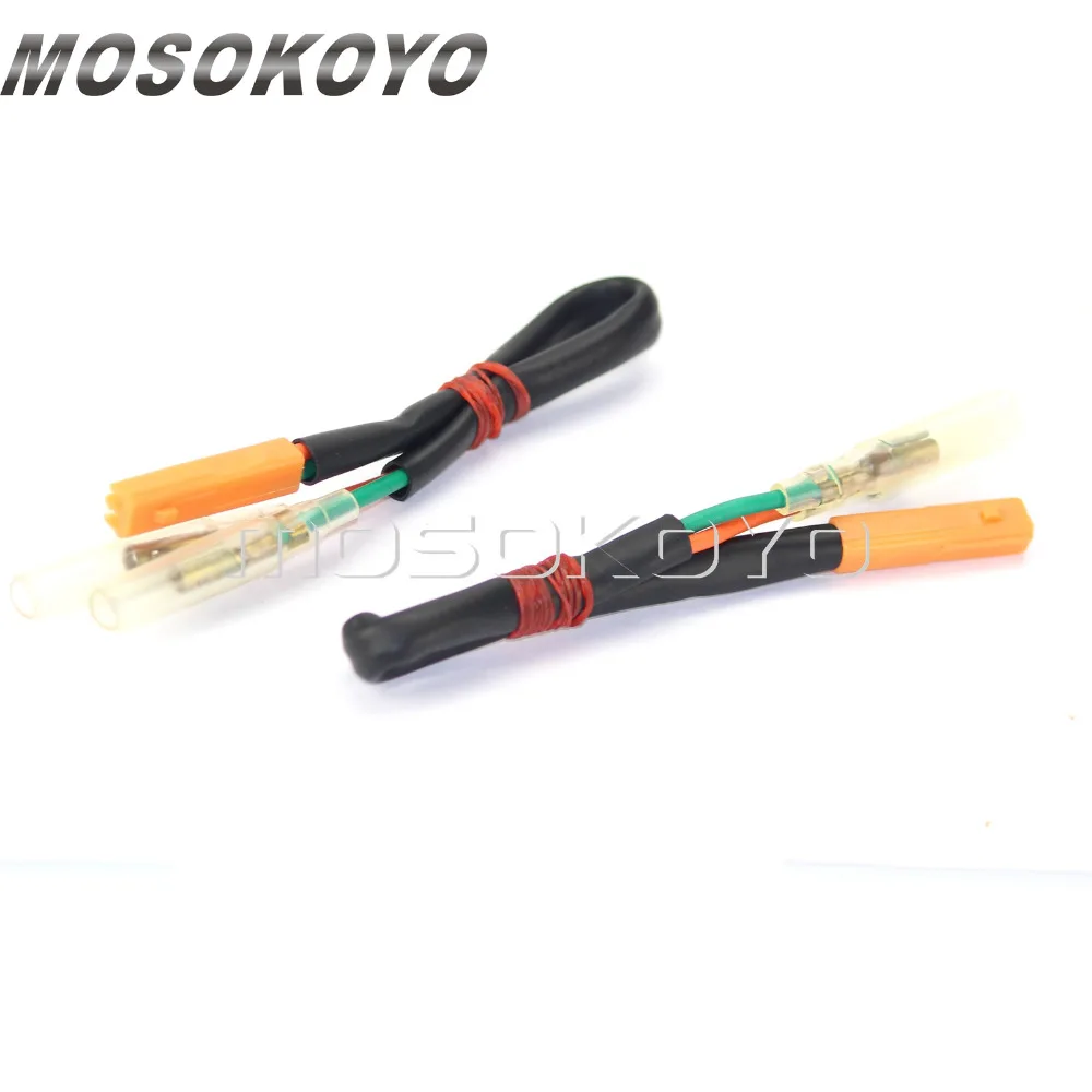 2 предмета мотоциклетные поворотные сигнальные разъемы Разъем индикатора адаптер для проводки для Honda CBR600RR CBR1000RR CB650F NC700 VT750 02-12