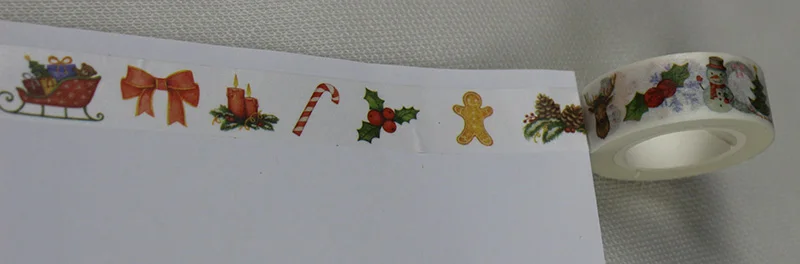 Alideco 1 шт. японский бумажный скотч рождественские вещи клейкой ленты украшение